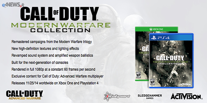 call of duty modern warfare collection ps4 xbox one