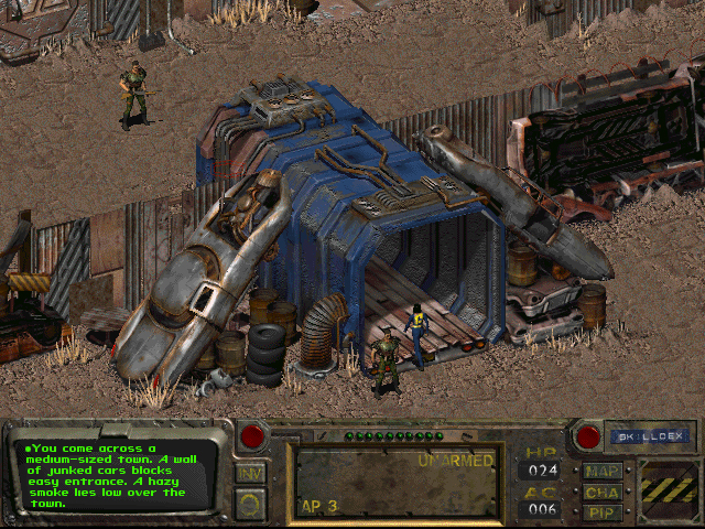 Fallout screen