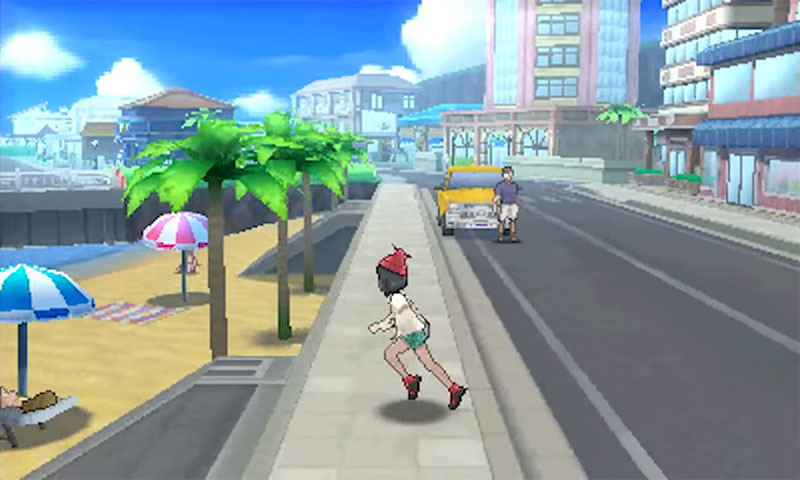 pokemon sole luna strada gameplay