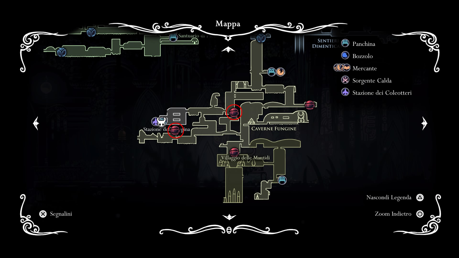 Hollow Knight Mappa