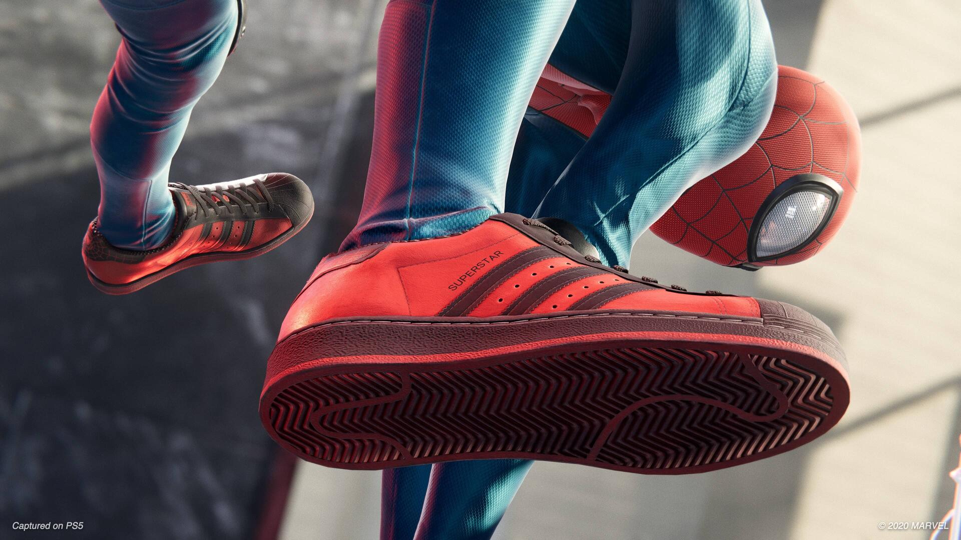 marvel spiderman adidas