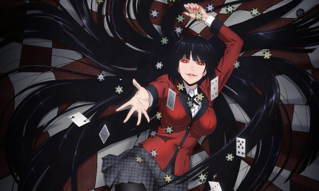 Un'immagine tratta dall'anime di Kakegurui - Compulsive Gambler