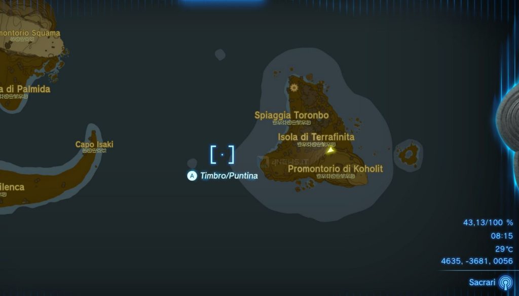 Isola di terrafinita