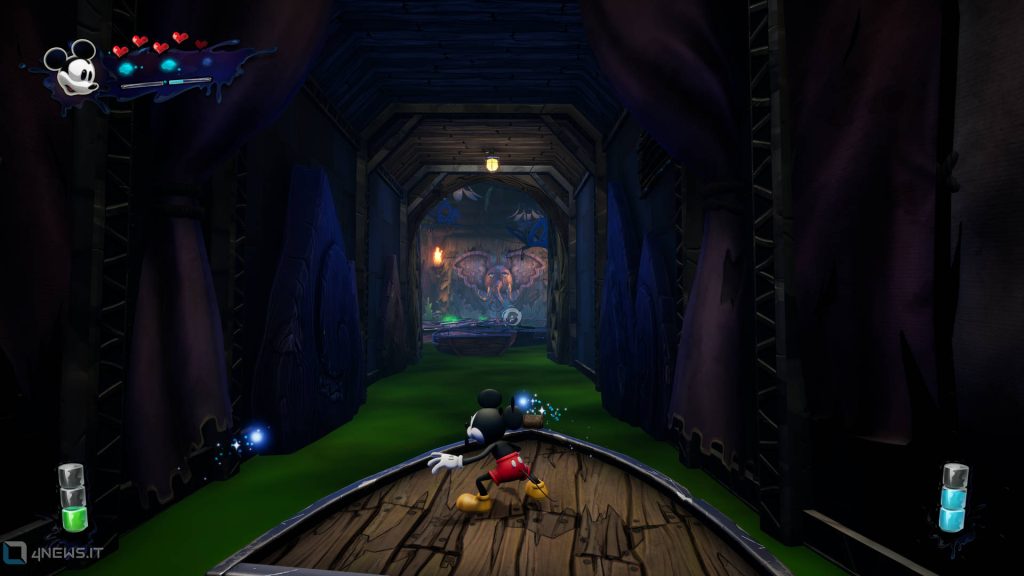 Disney Epic Mickey: Rebrushed Giostre dimenticate che diventano paesaggi spettrali