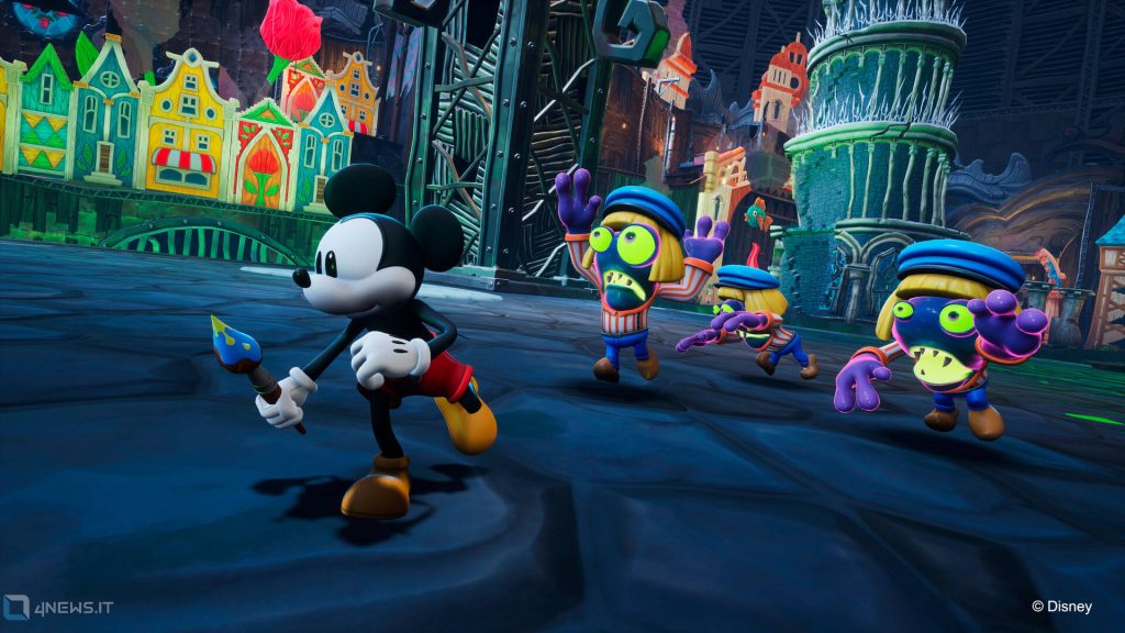 In Disney Epic Mickey: Rebrushed i macchiaioli non sono i pittori dell'impressionismo italiano. 