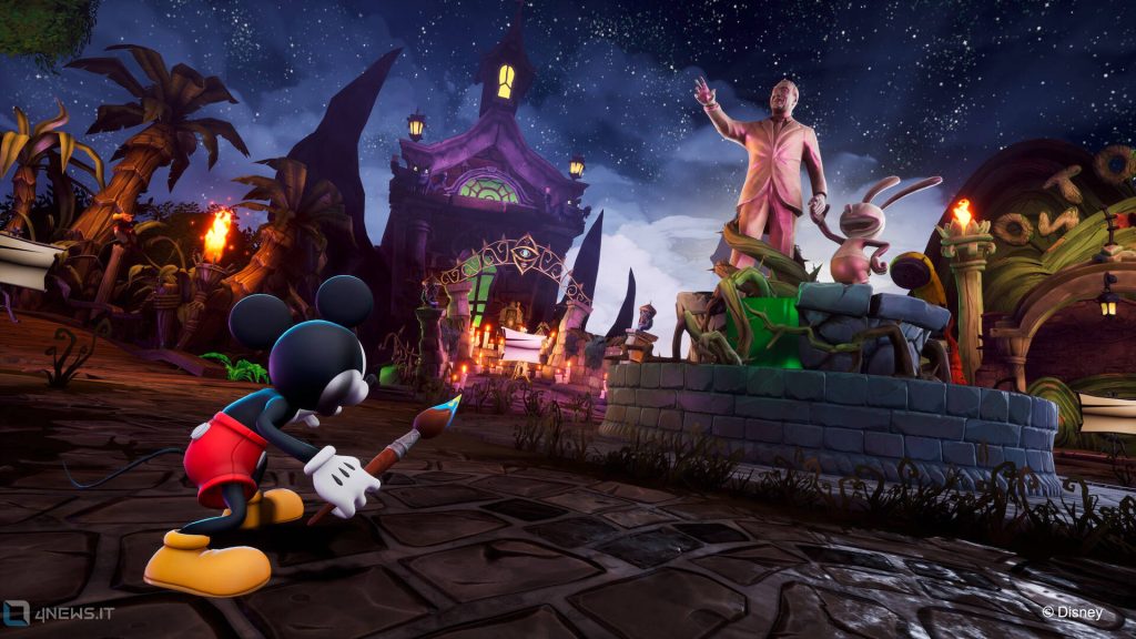 Disney Epic Mickey: Rebrushed Walt Disney statua