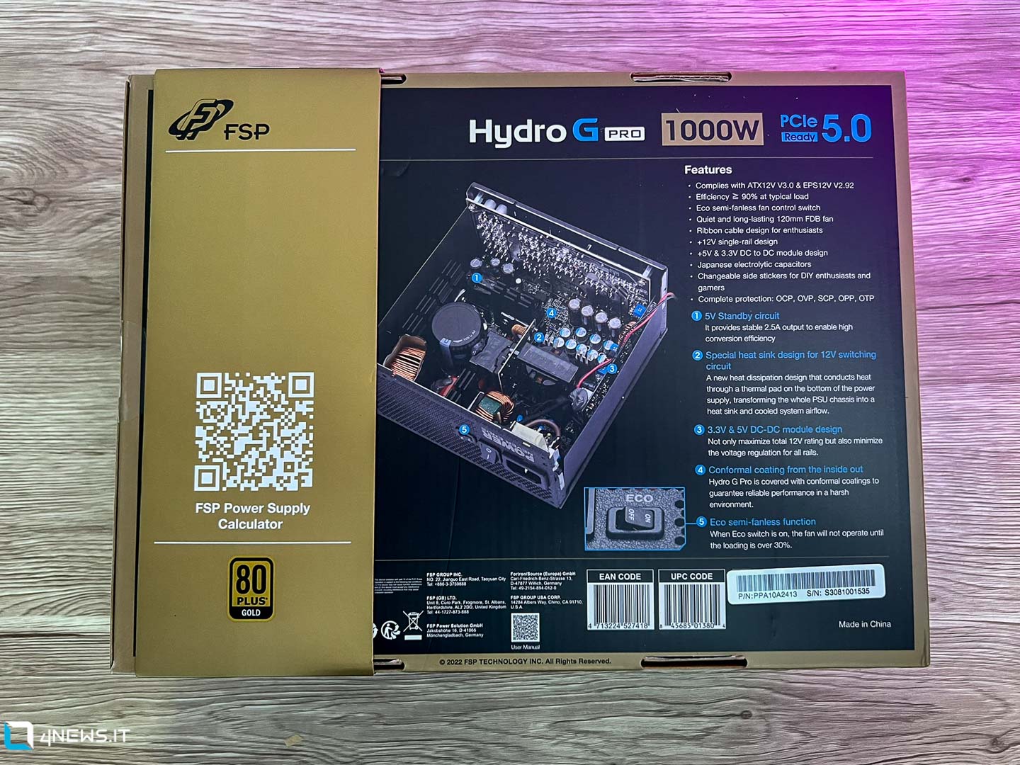 FSP Hydro G Pro 1000W Unboxing