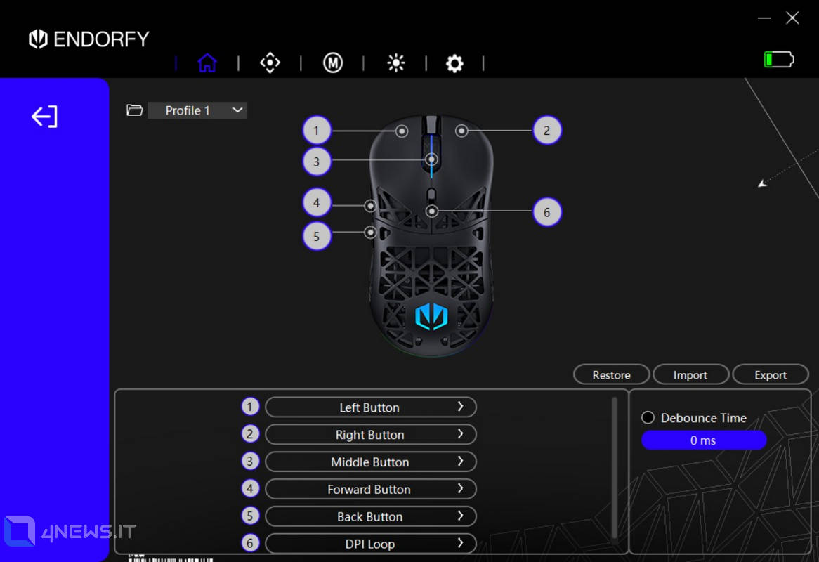 Endorfy LIV Plus Wireless Software