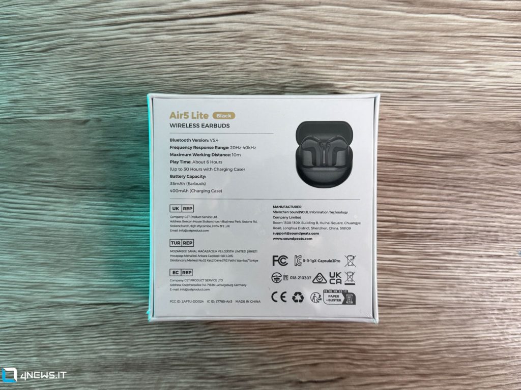 SoundPEATS Air 5 Lite Unboxing