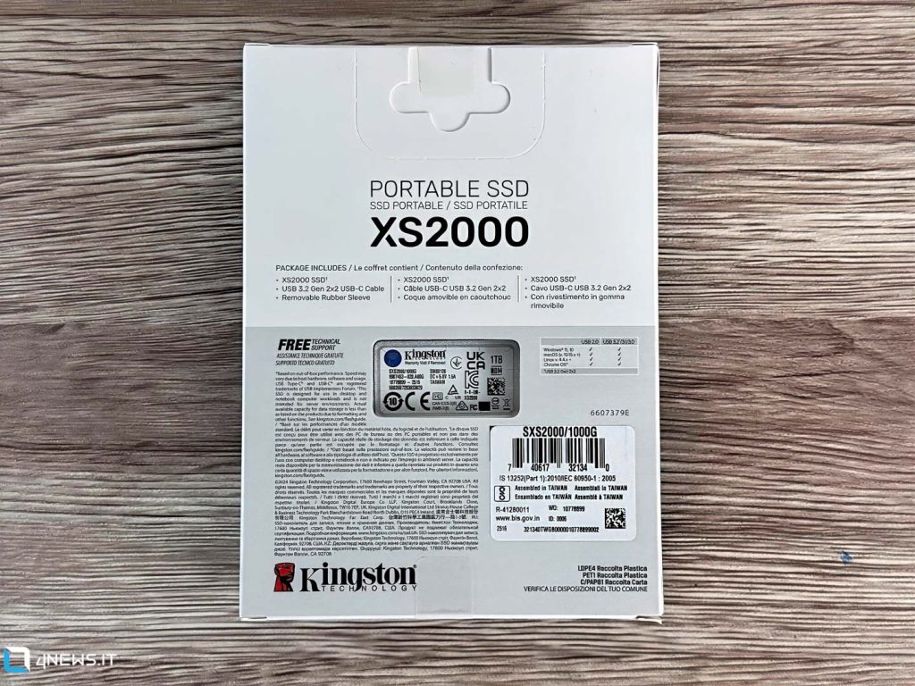 Kingston XS2000 Unboxing