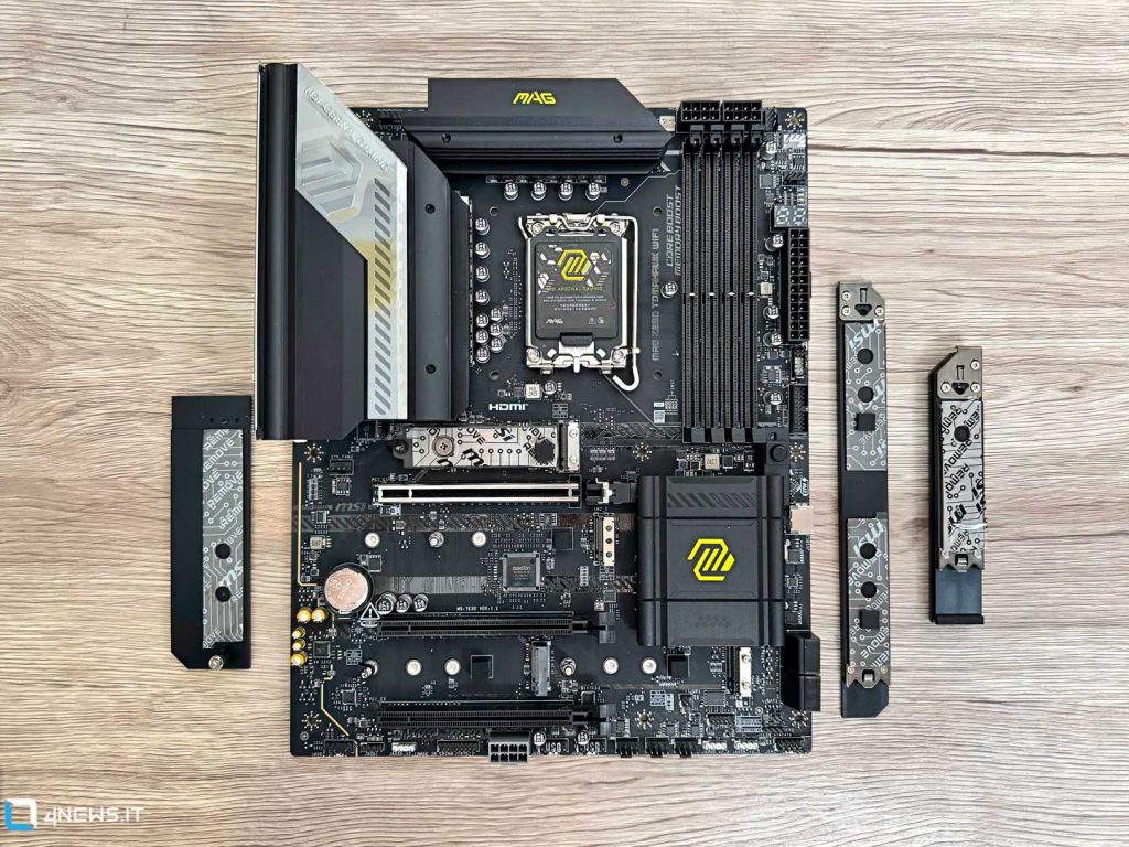  NVME M.2 Shield Frozr  MSI MAG Z890 TOMAHAWK WIFI