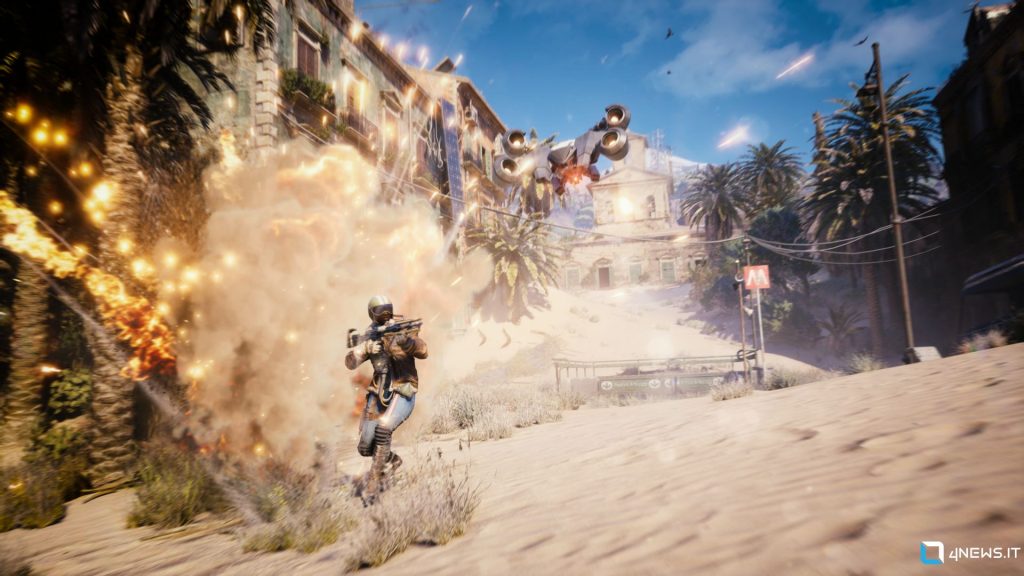 Arc Raiders, running away from an Hornet
