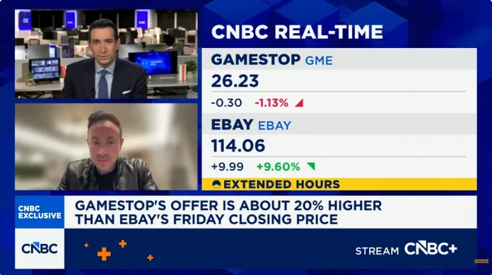 GameStop Punta 55,5 miliardi su eBay, ma il CEO Ryan Cohen non spiega come coprirà il buco da 16 miliardi